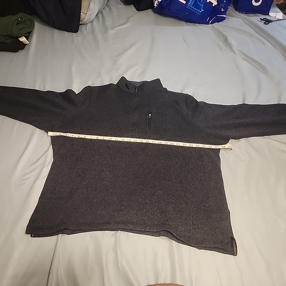 Woolrich Men's Charcoal Zip-Up Sweater - Picture 1 of 9
